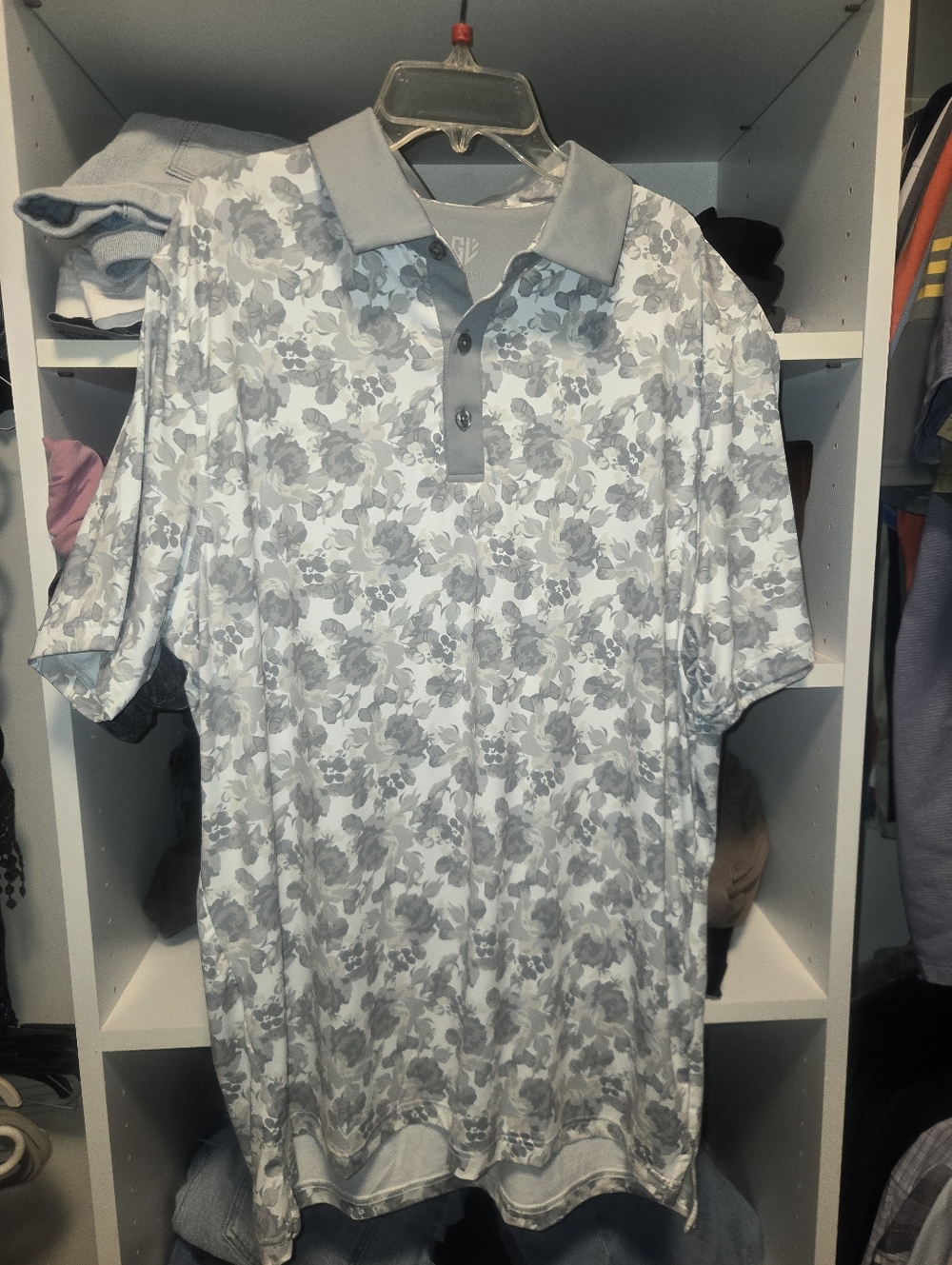 Men's Graham Luxe Floral Polo Shirt -